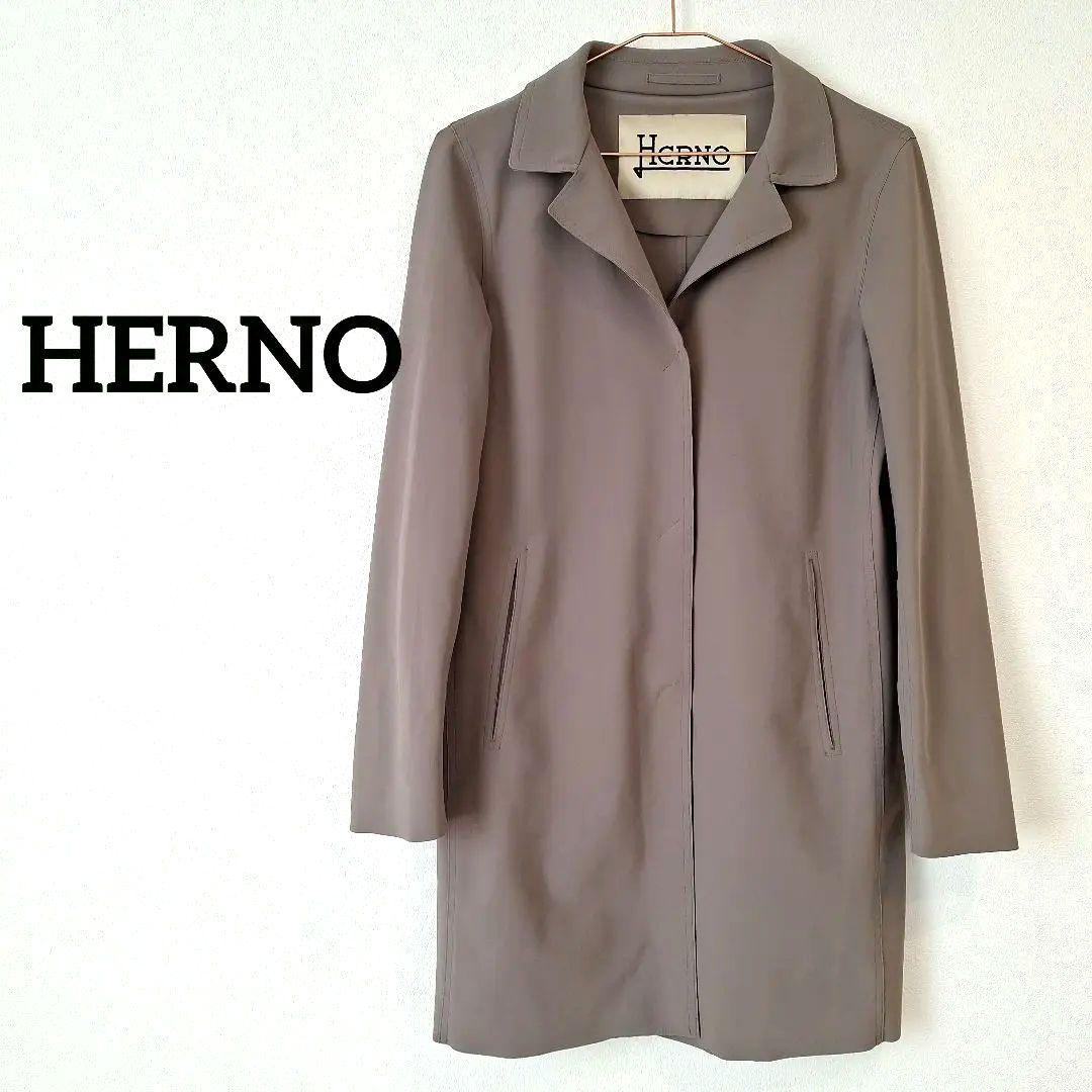 Herno ヘルノ　トレンチコート グレー　Lサイズ