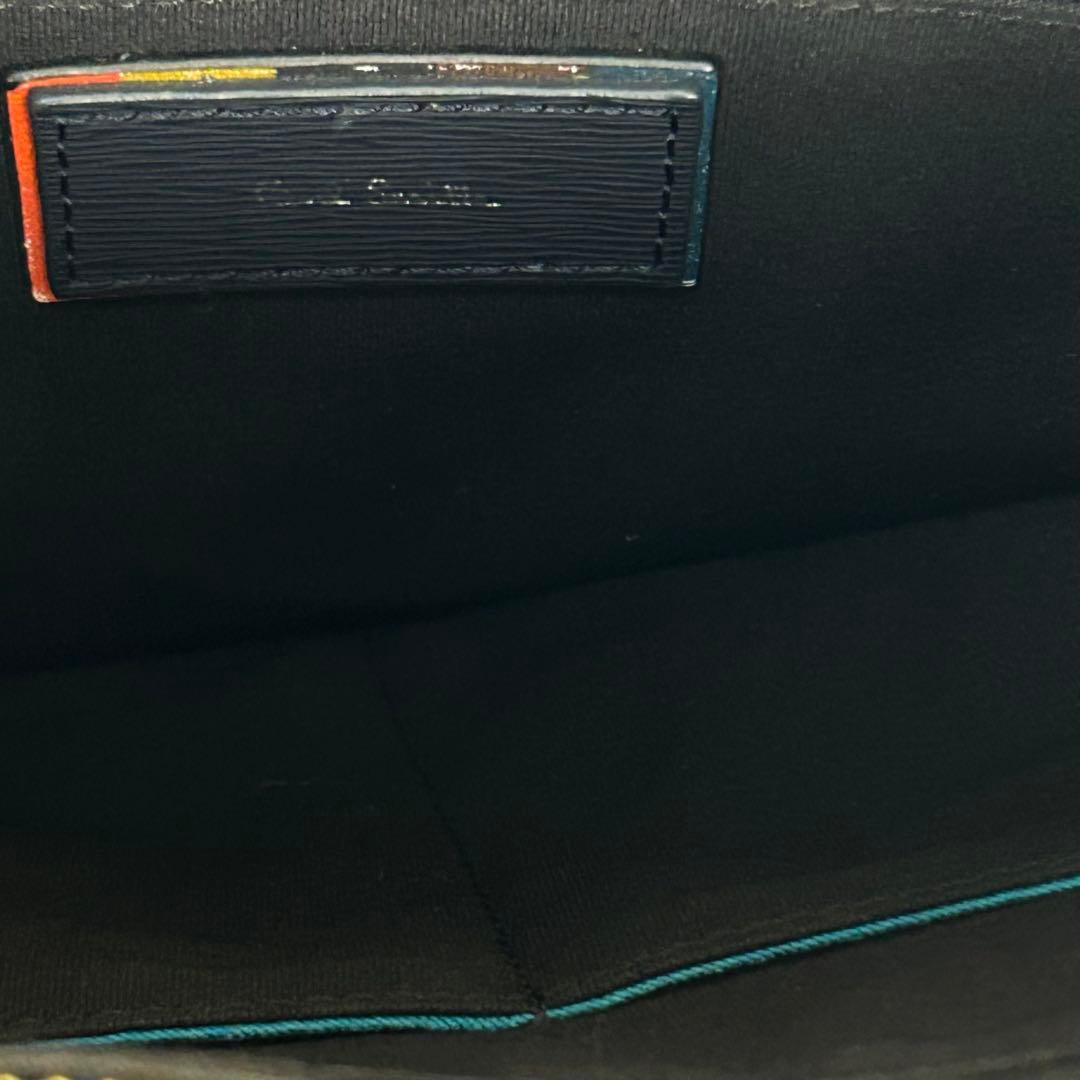 Paul Smith クラシック エンボスレザー トートバッグ A4