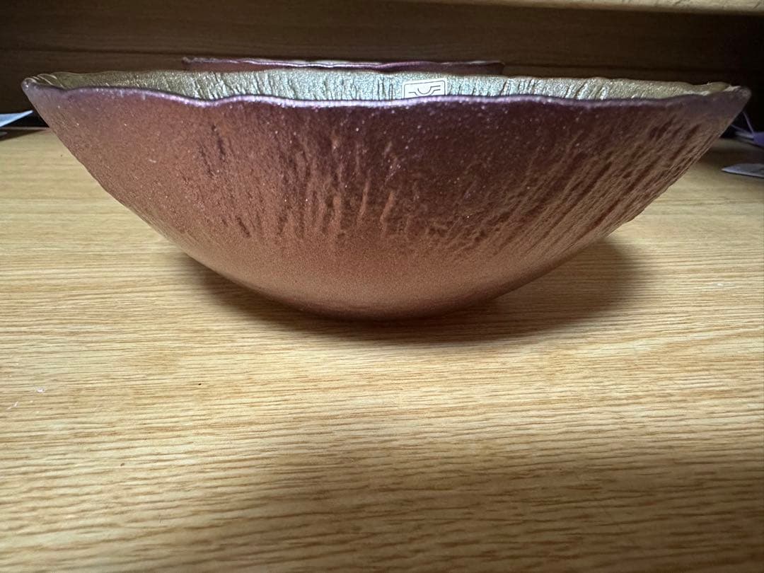 vetro felice ピンク ガラスボウル 2個セット