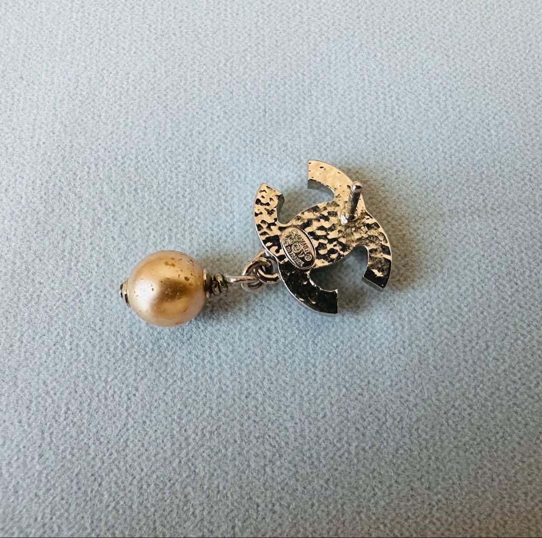 【CHANEL】ココマーク&パールピアス