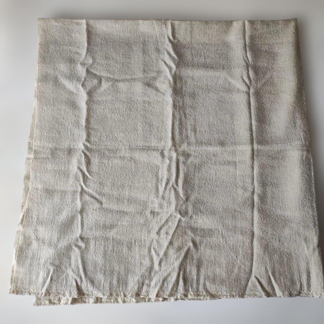 Honnete オネット ウール リネン ストール　off