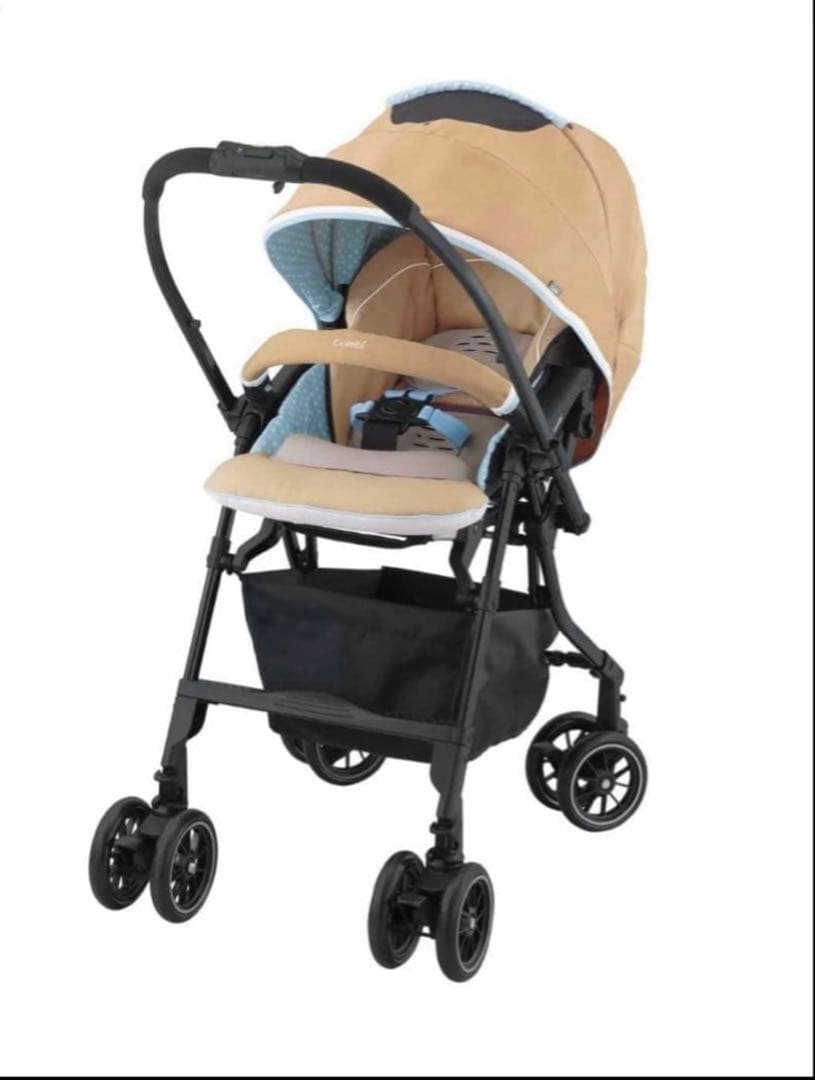Combi ベビーカー ベージュ・水色