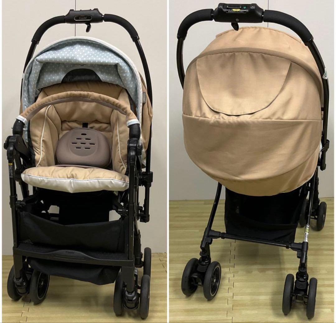 Combi ベビーカー ベージュ・水色