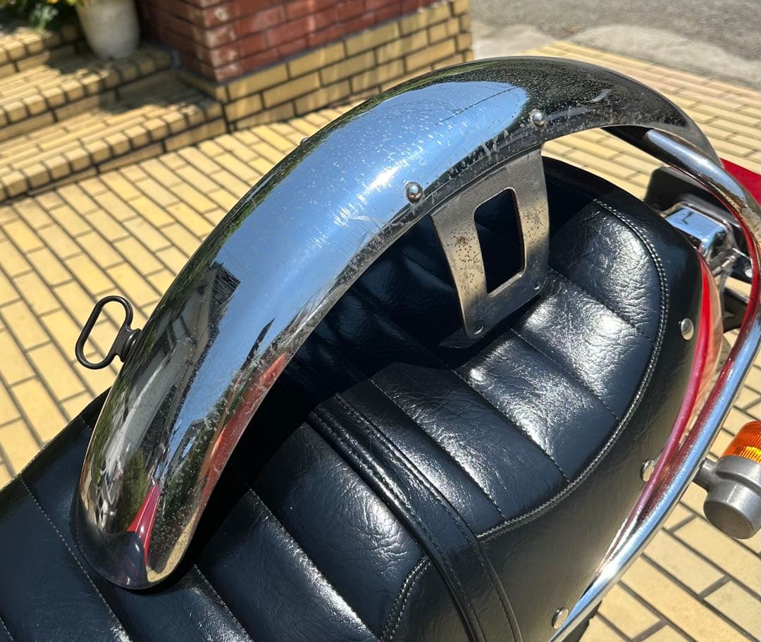 gb250 クラブマン　フロントフェンダー　メッキ
