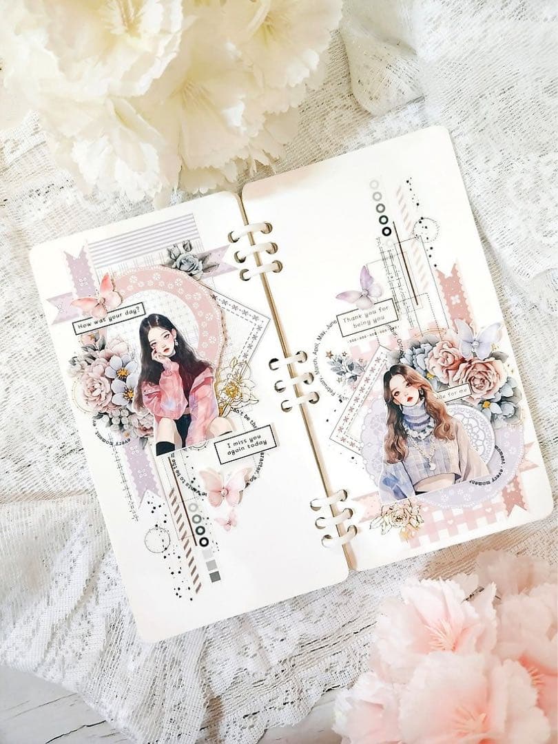 コラージュ素材　紙もの　素材紙　【1750】