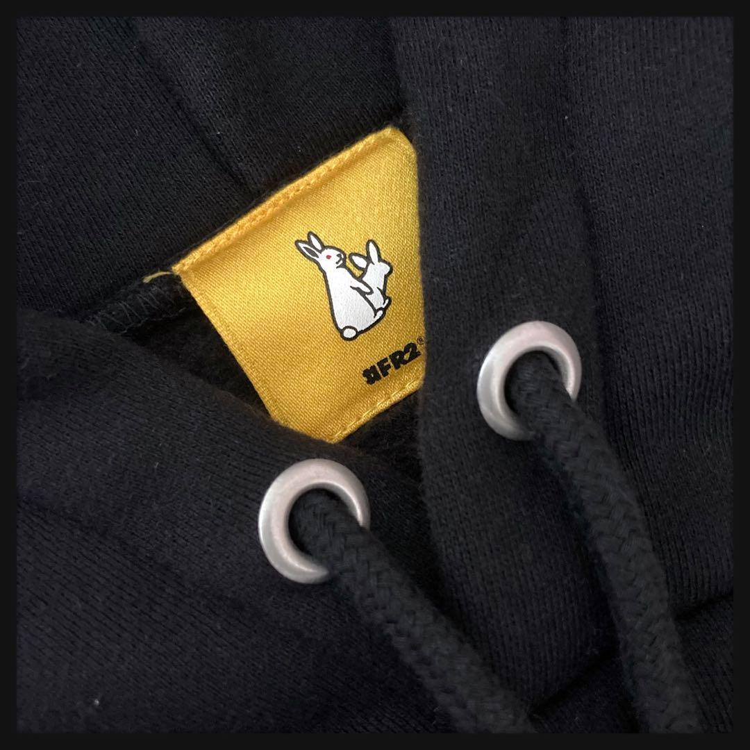 【激レア】FR2 限定パーカー ビッグパイルロゴ 肉厚 美品 入手困難 即完売品