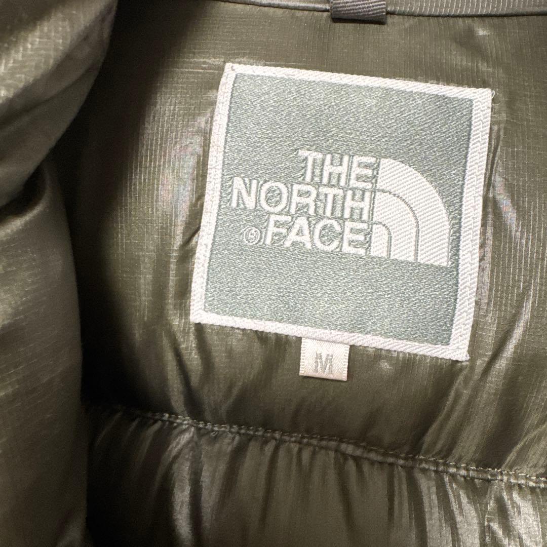 THE NORTH FACE フード付きダウンジャケット オリーブグリーン