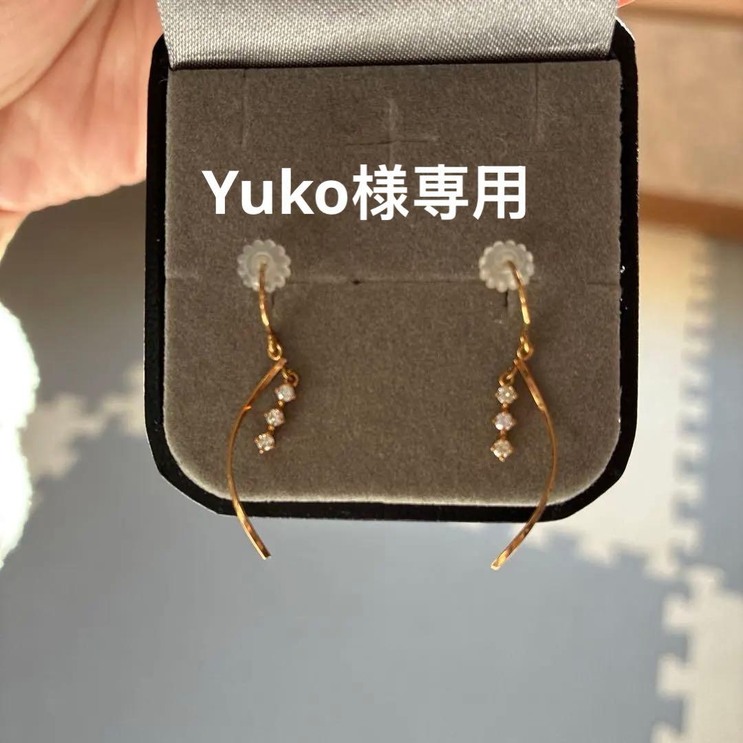 tsutsumiピアスk10とダイアモンド