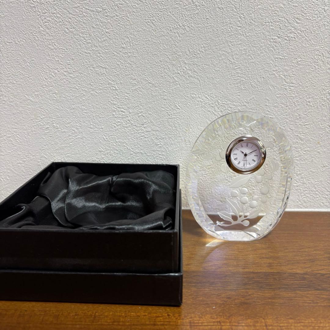 置き時間クリスタルガラス