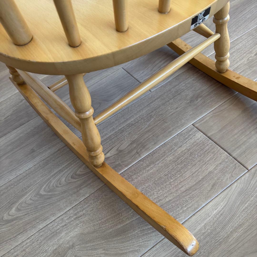 柏木工 美品 希少ナチュラルカラー ロッキングチェア アンティーク 送料無料