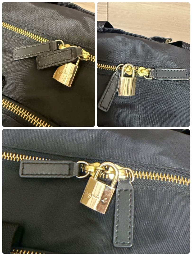 【美品】agnes b. VOYAGE ボストンバッグ 2way ブラック