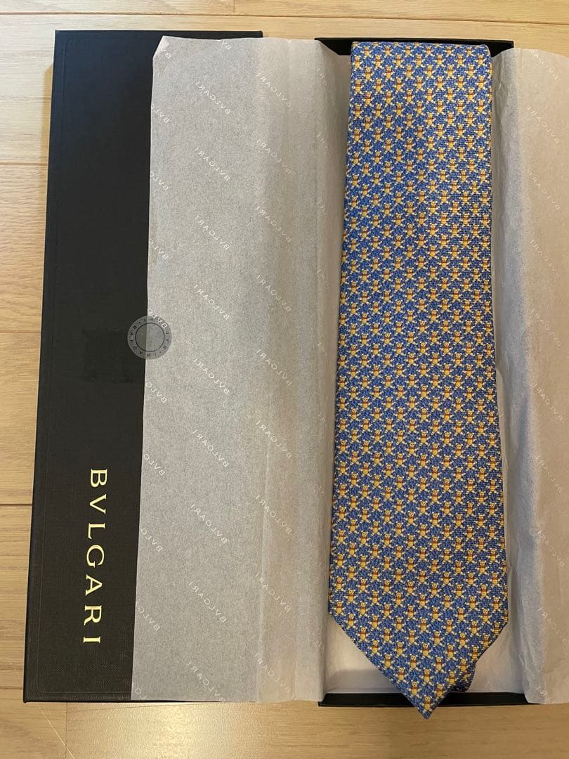 BVLGARI ブルガリ シルクネクタイ セッテピエゲ 4