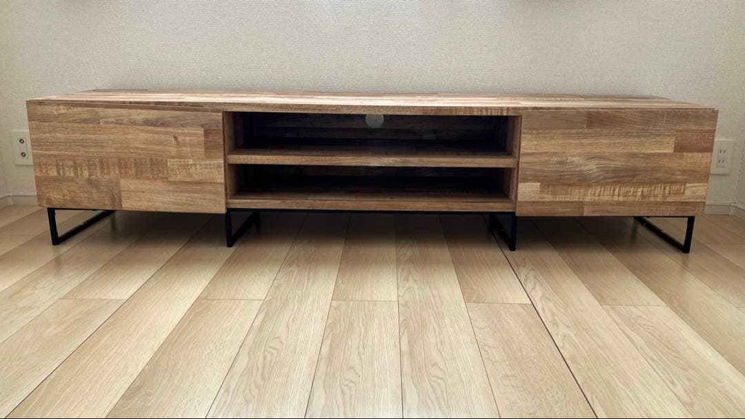 LOWYA ロウヤ 木製シンプルモダンテレビ台 引き出し付き テレビボード