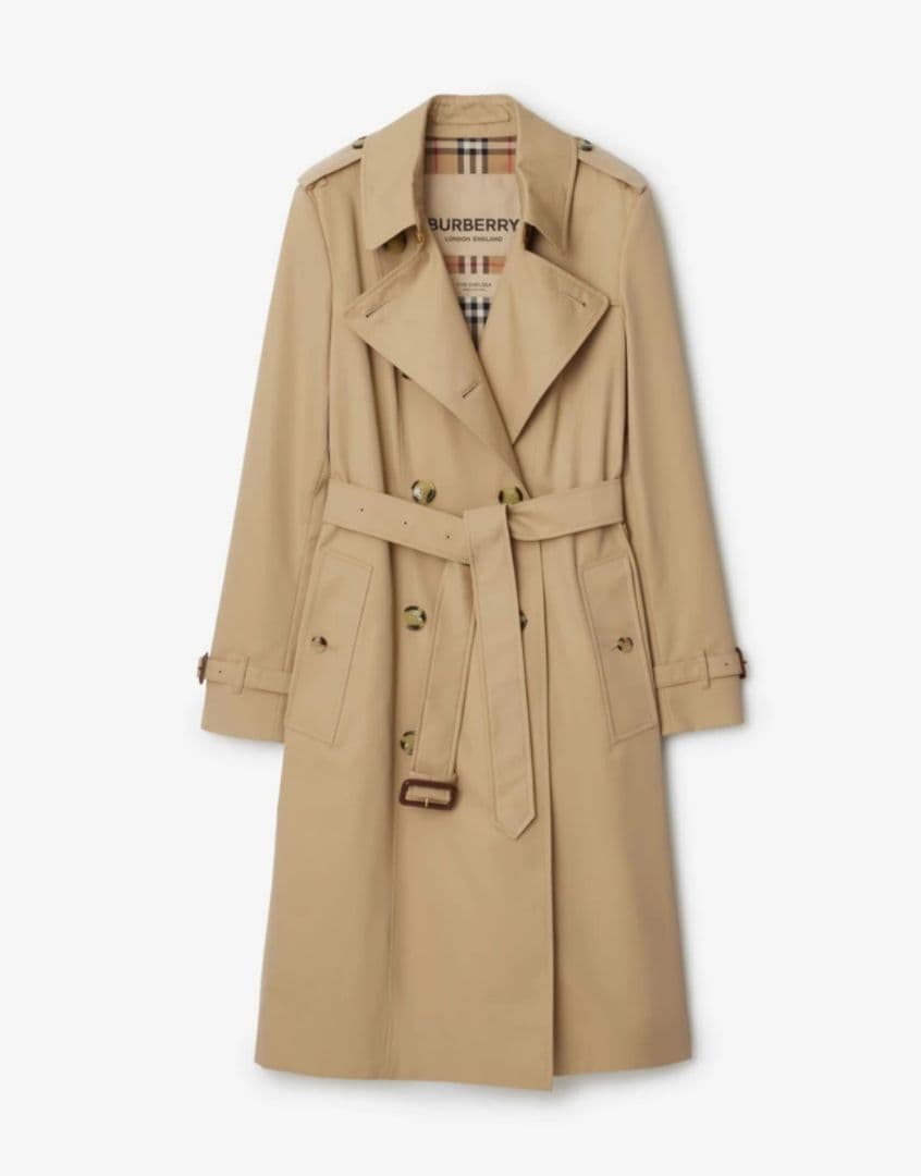 美品★【バーバリー☆トレンチコート☆チェルシー】★サイズUK 8