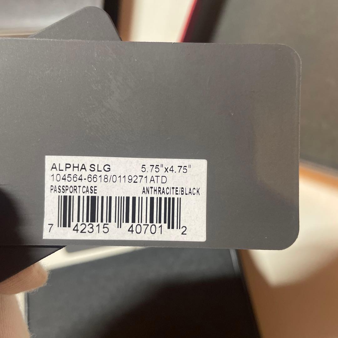 TUMI パスポートケース　ツゥミ　カードケース　パスケース　ALPHA SLG