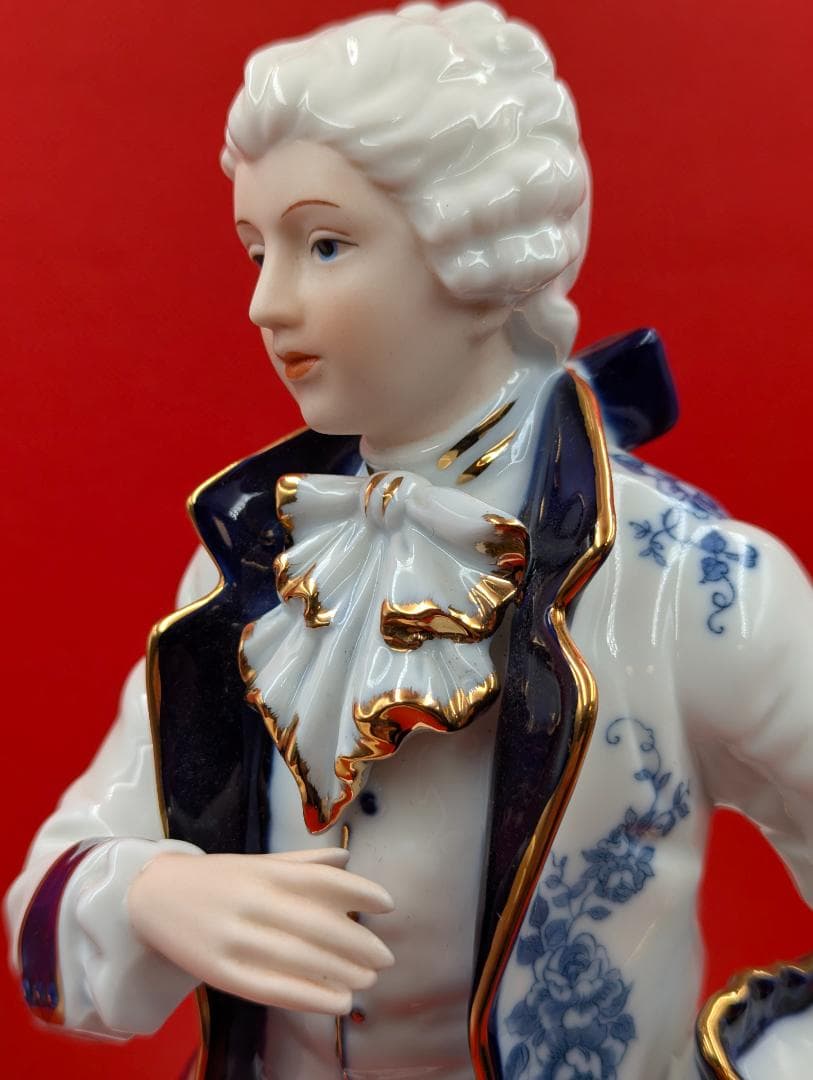 18世紀 磁器人形 Demai ORIGINAL ヨーロッパ貴族 高さ35cm