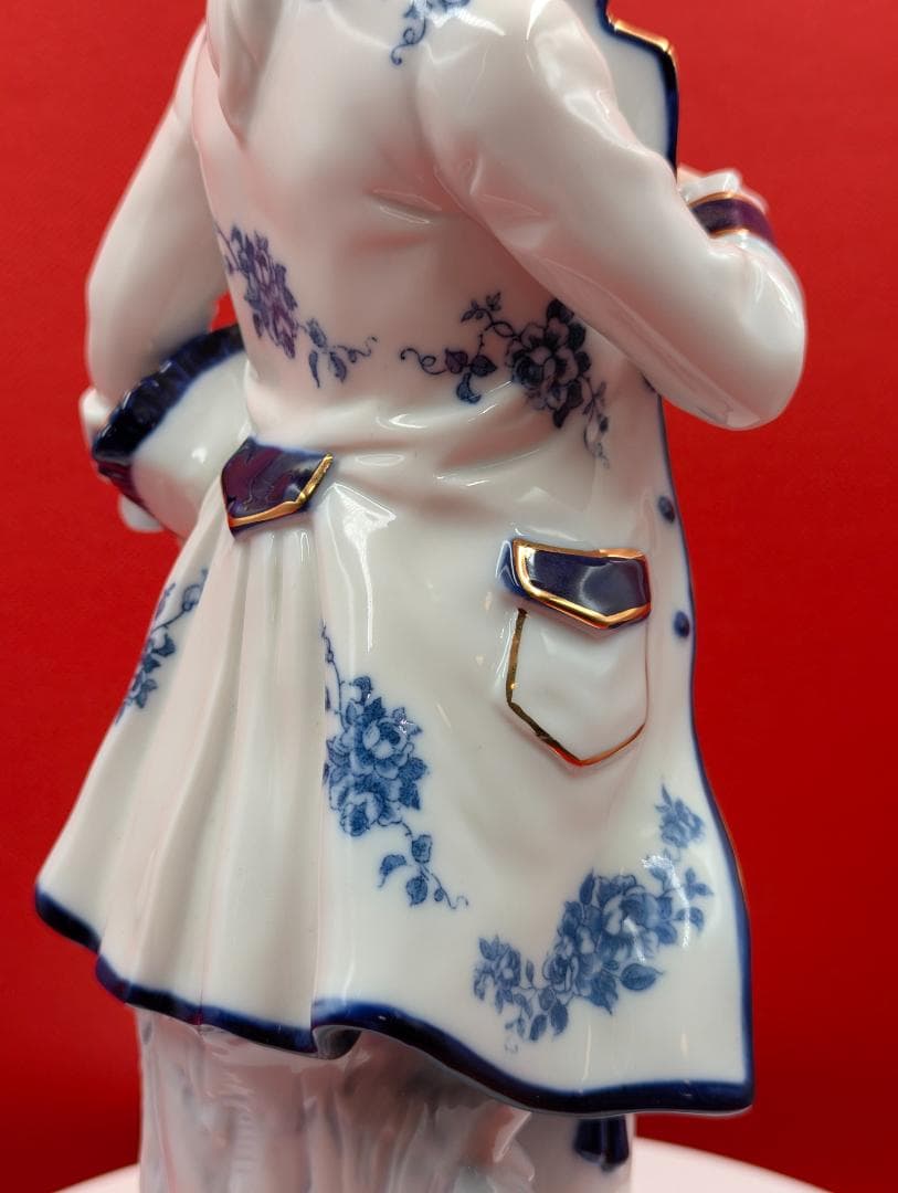 18世紀 磁器人形 Demai ORIGINAL ヨーロッパ貴族 高さ35cm