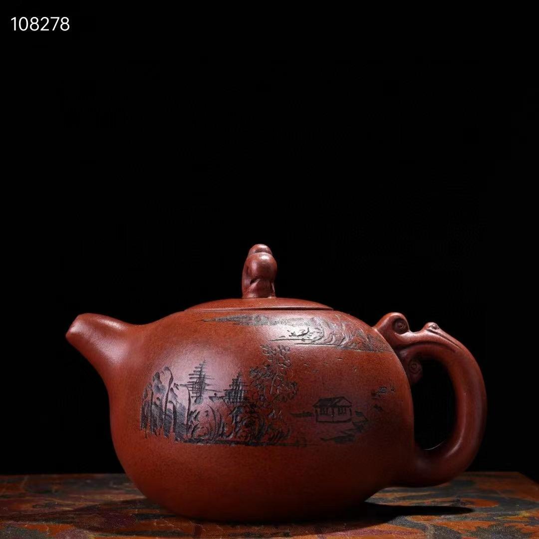 中国古美術・旧蔵品・御蔵・紫砂壺と茶器一式紫・朱泥・急須 ・煎茶道具