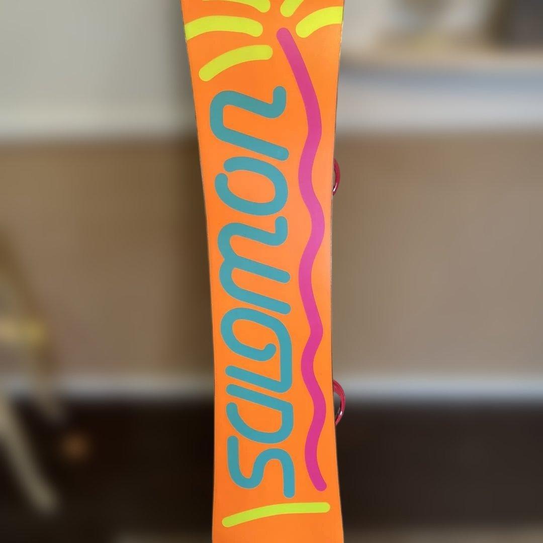 SALOMON スノーボード板とバインディングのセット　サイズ138cm