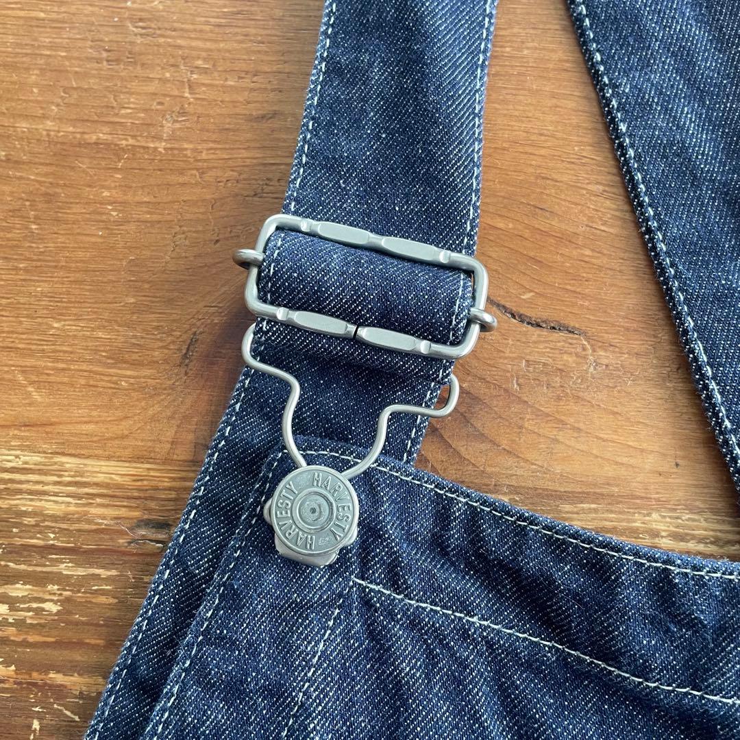 HARVESTY/ハーベスティ デニムオーバーオール サイズ2