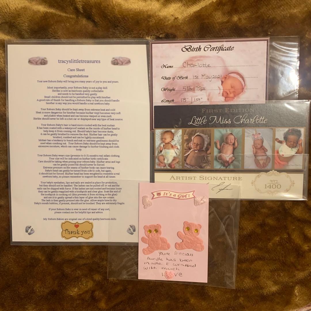 リリー様リボーンドール♡優しい寝顔のシャーロットちゃん♡