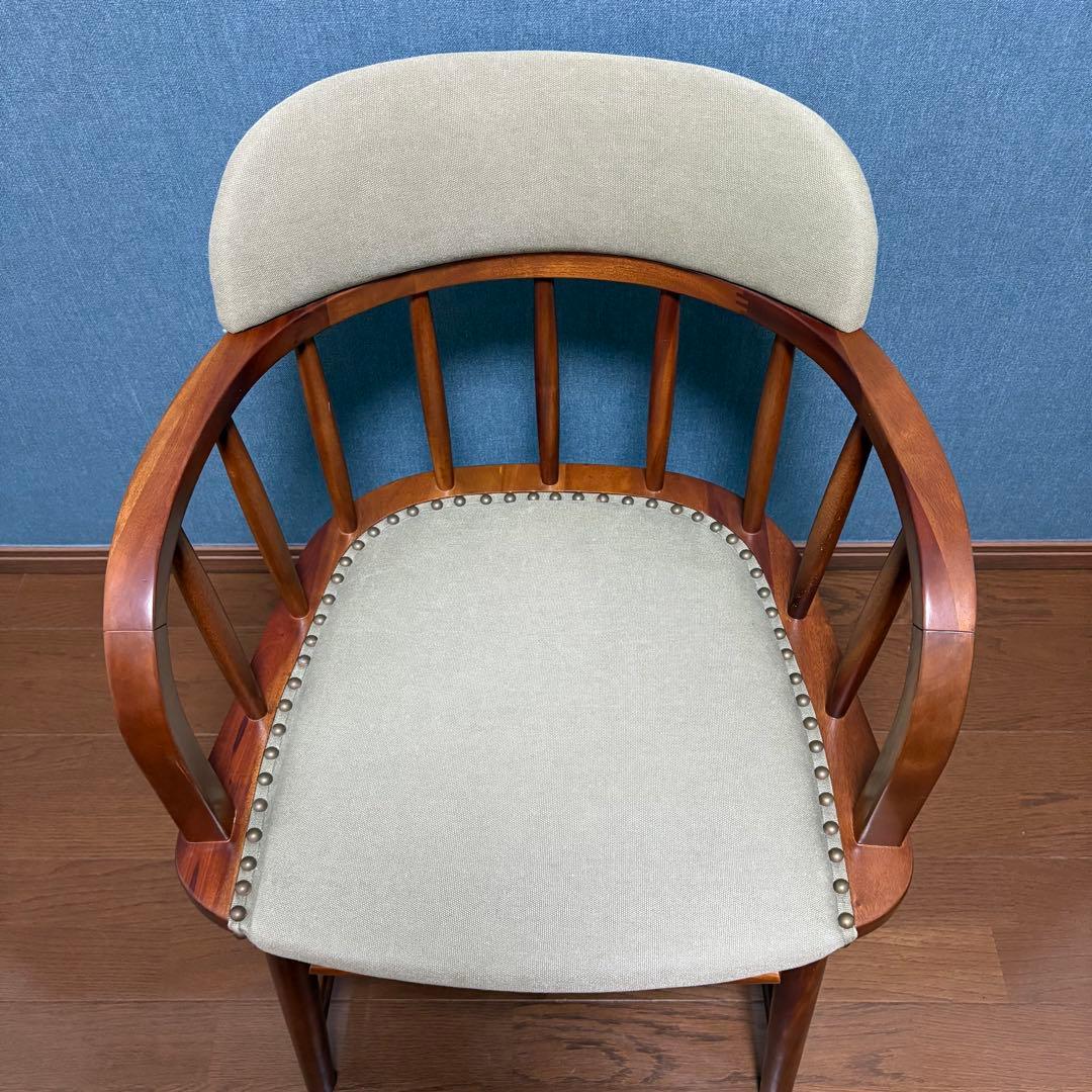 アクメファニチャー　オークス アームチェア カーキ