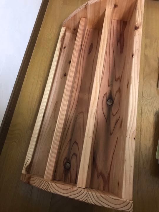 土日限定価格！！本棚　絵本棚　杉　ハンドメイド