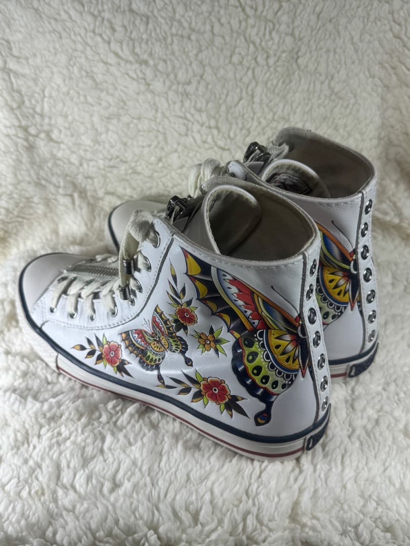 ASH アッシュ バタフライ ハイカットスニーカー　38 23.5〜24.5