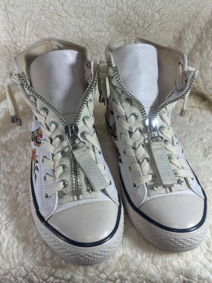 ASH アッシュ バタフライ ハイカットスニーカー　38 23.5〜24.5