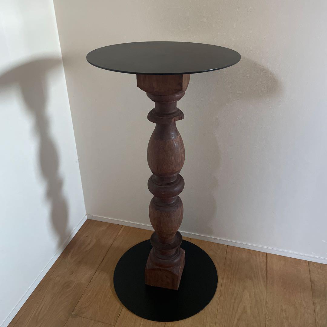 古材×アイアン　サイドテーブル　花台