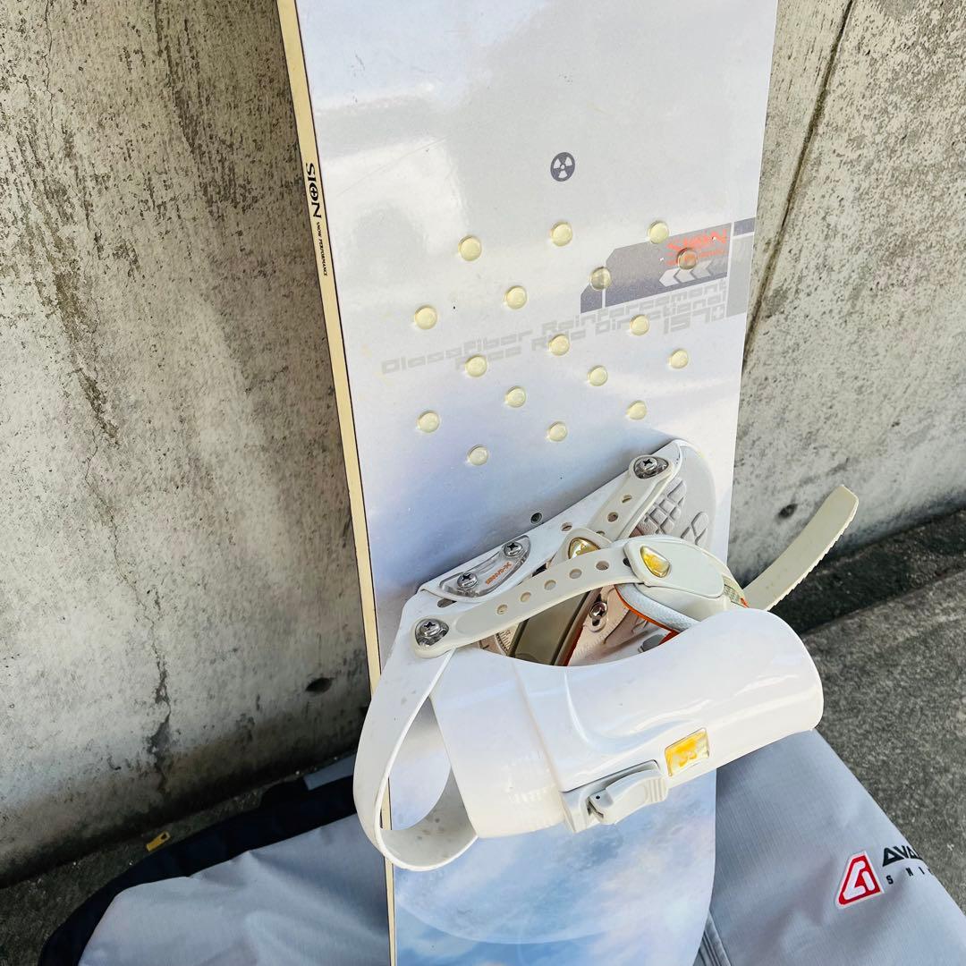 SION スノーボード（バッグとビンディング付き）157cm