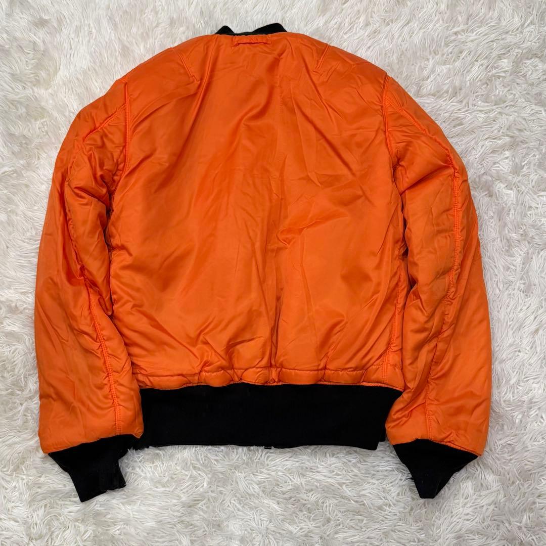 1791　アルファインダストリーズ　MA-1フライトジャケット　XLサイズ　黒