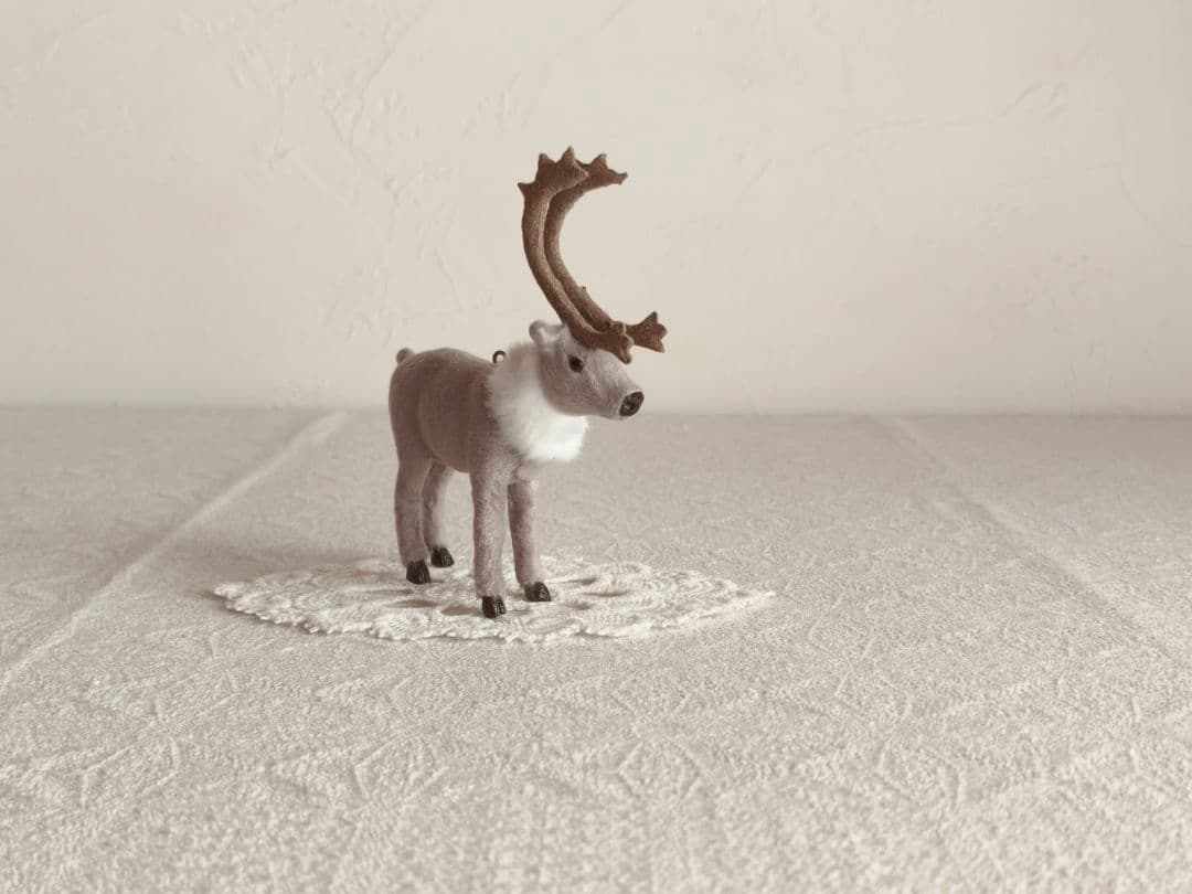 【まーちゃんさま】ornament ❀ * グレーのステキなトナカイさん