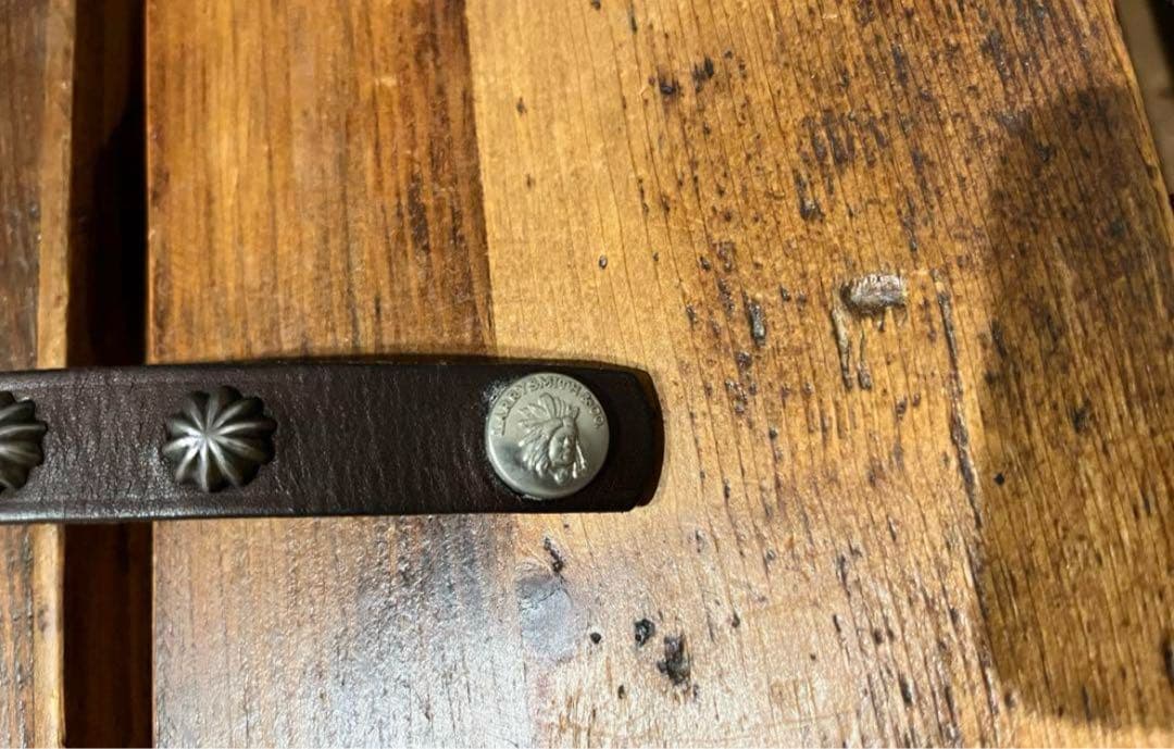 廃盤品　希少　Larry Smith レザーブレスレット　バングル