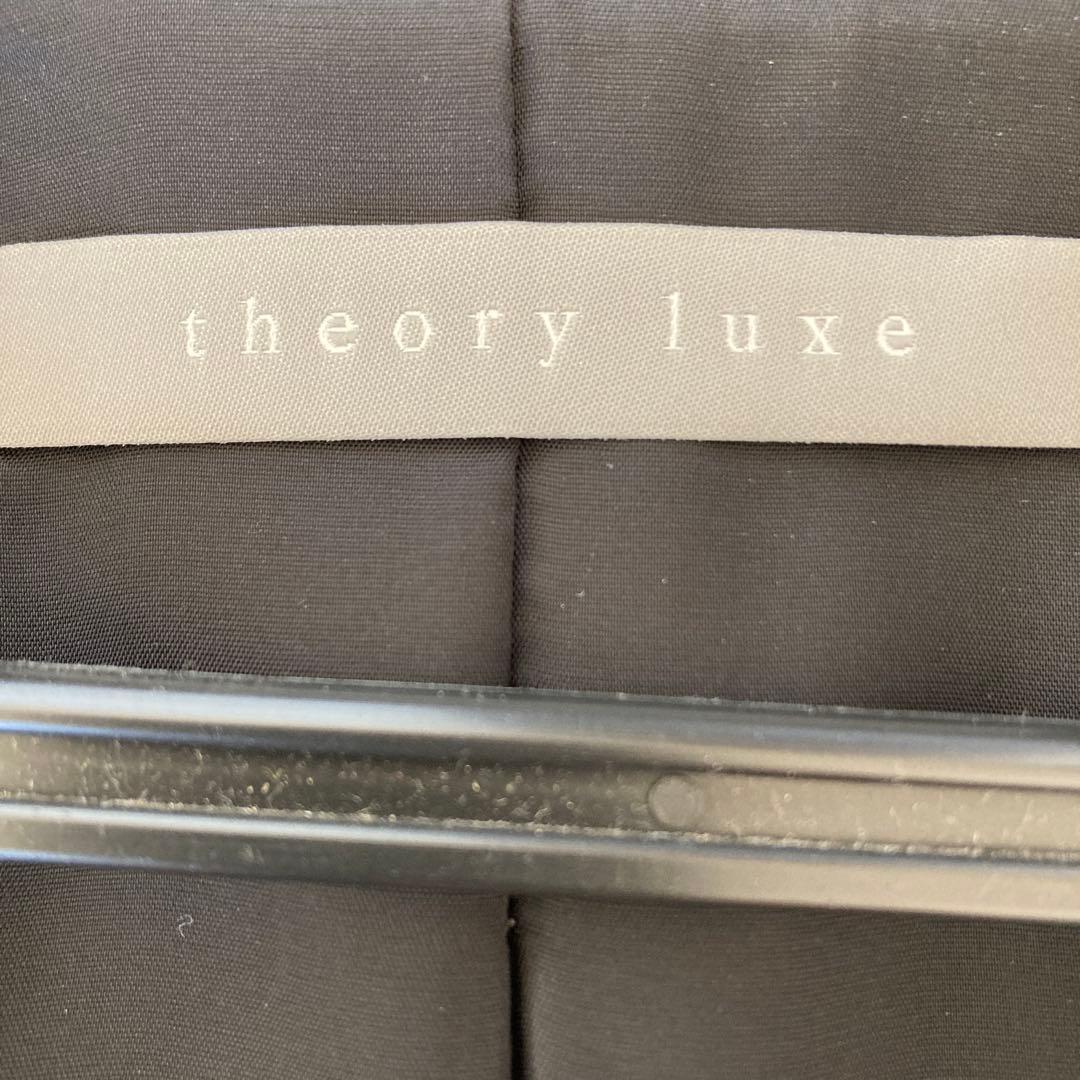 theory luxe ノーカラー　パンツ　ジャケット　スーツ上下 038