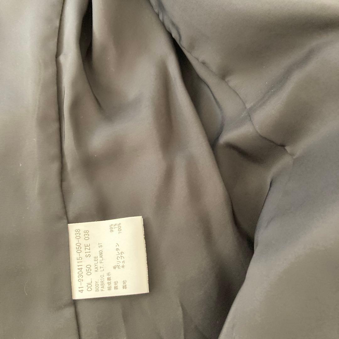 theory luxe ノーカラー　パンツ　ジャケット　スーツ上下 038