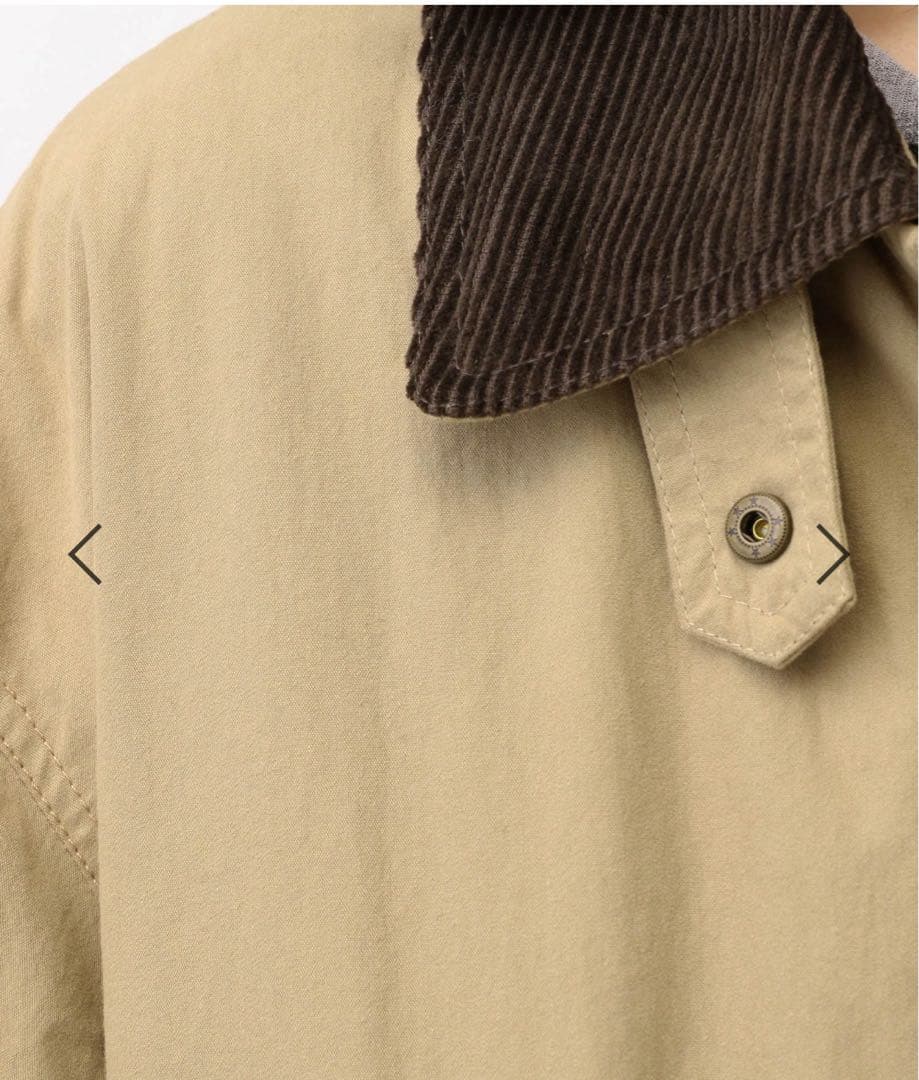 natural by CLIP フィッシングロングコート　ベージュ