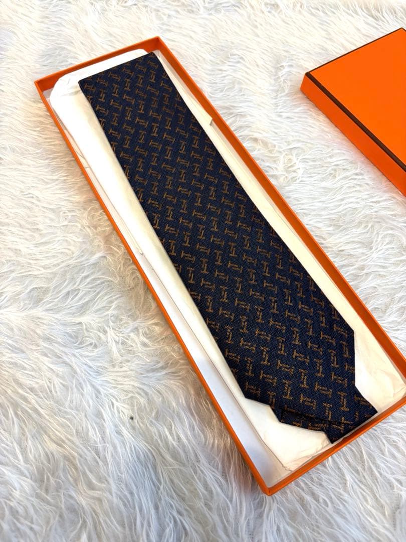 【箱付き】HERMES エルメス　ネクタイ　美品