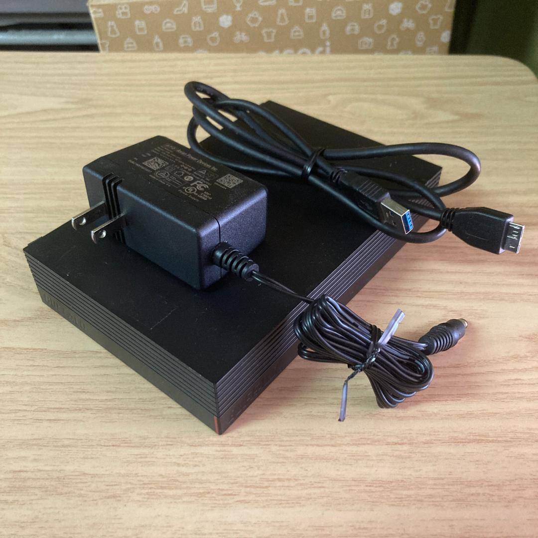 外付けハードディスク 4TB USB3.1 バッファロー HD-AD4U3