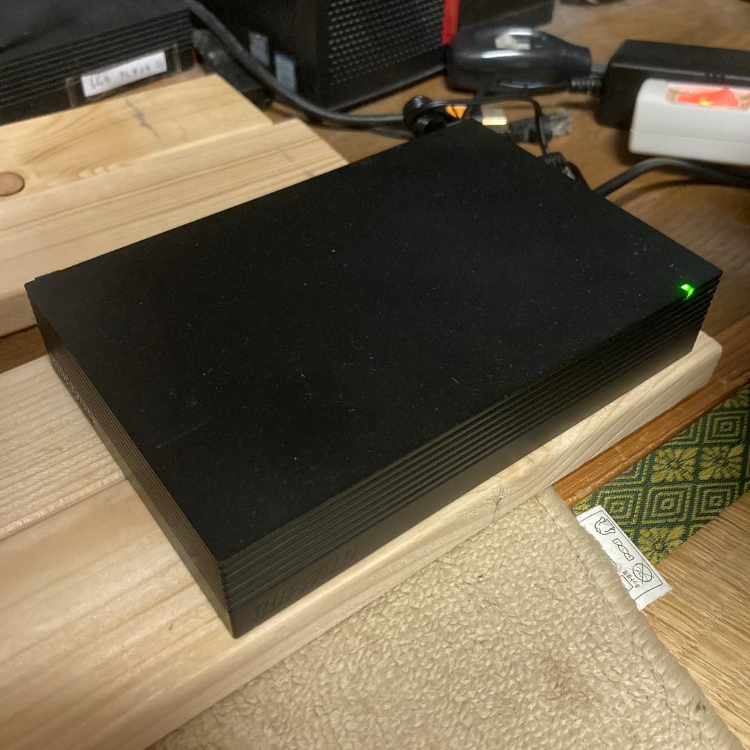 外付けハードディスク 4TB USB3.1 バッファロー HD-AD4U3