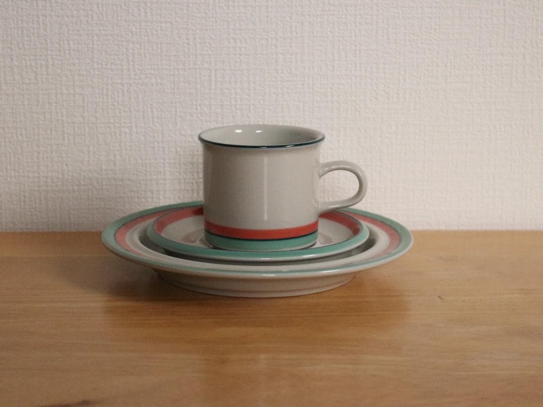 ARABIA ミルヤ ミリヤ Milja　トリオ1客セット 北欧ヴィンテージ