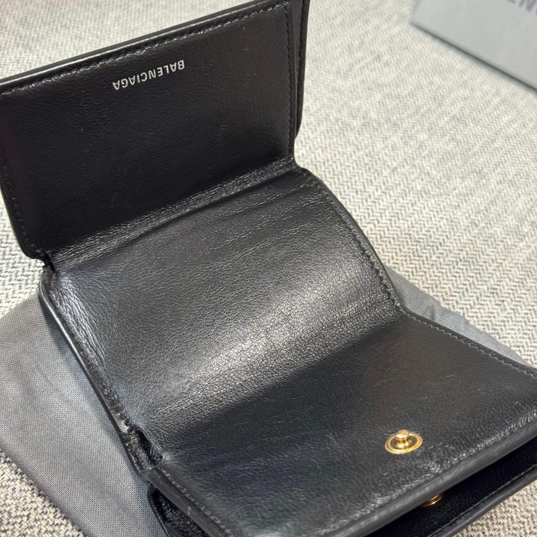 BALENCIAGA バレンシアガ キャッシュ ミニ ウォレット 三つ折り財布