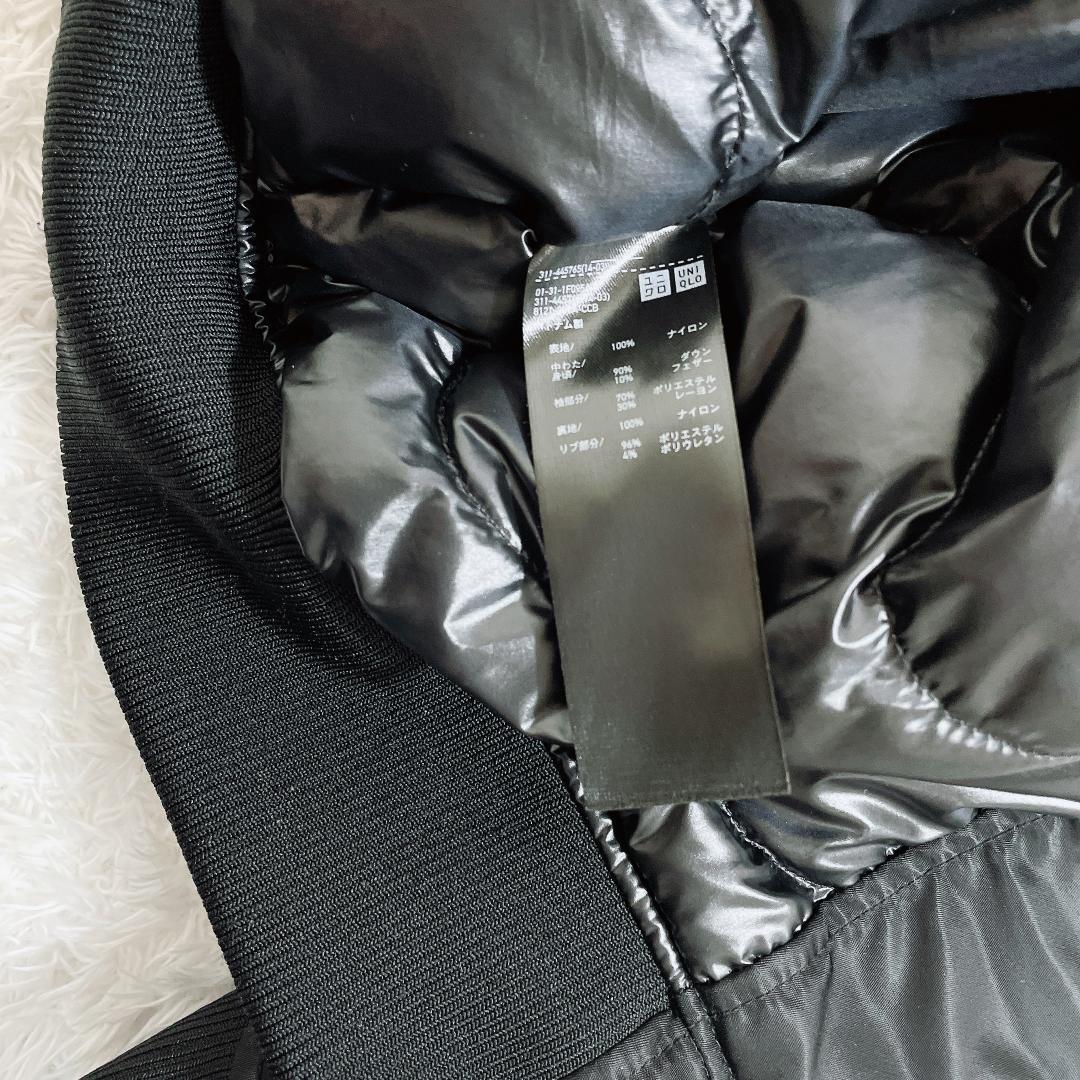 【美品】ユニクロ +J ハイブリッドダウンオーバーサイズMA-1ブルゾン XL