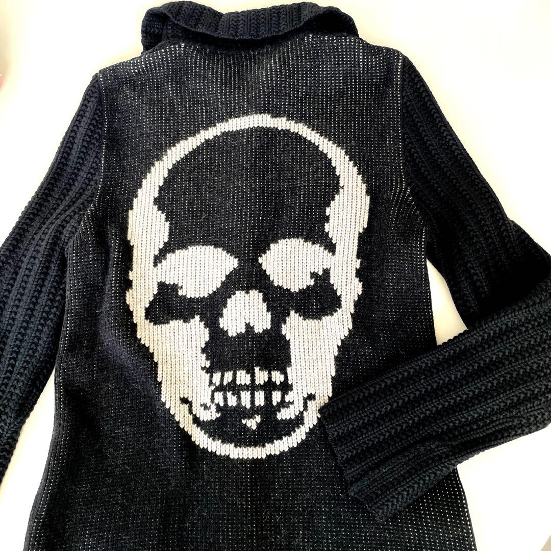 ルシアンペラフィネ　カシミヤ100% 黒ニットカーディガン