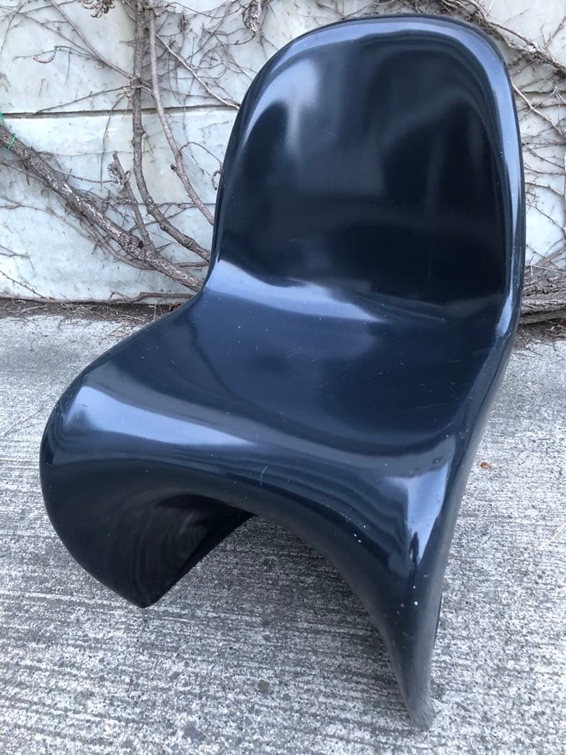 【vitra】ヴィトラ　パントンチェア　クラシック　ブラック