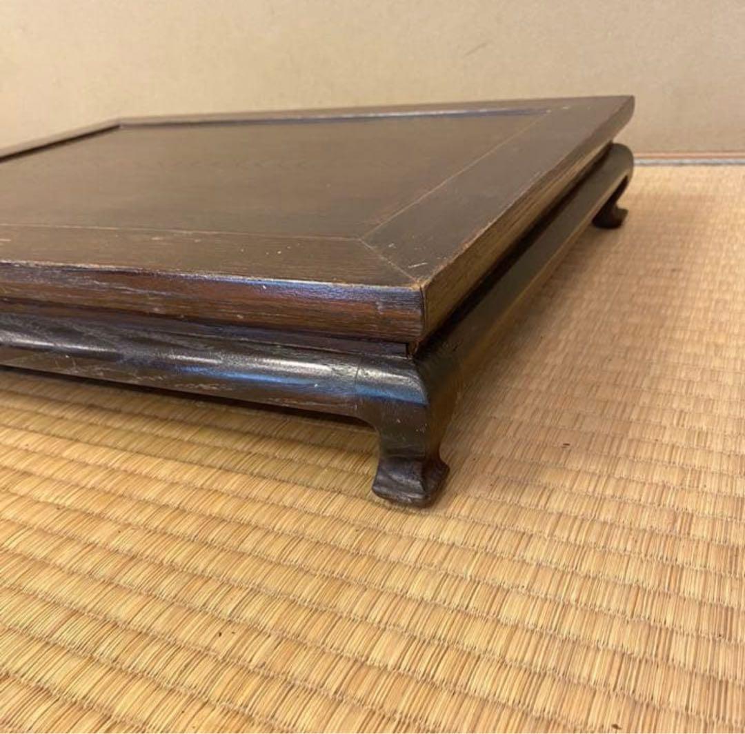 家具職人オリジナル盆栽飾り台　平卓 オリジナル一品物　48センチ