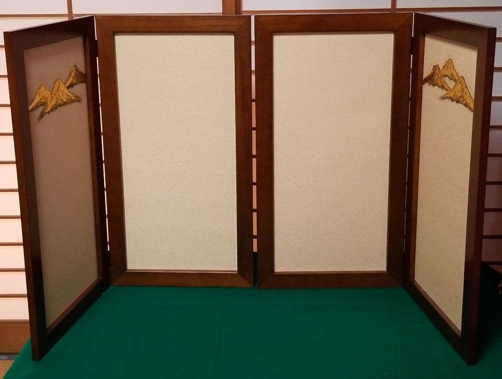 五月人形　屏風　25号4曲