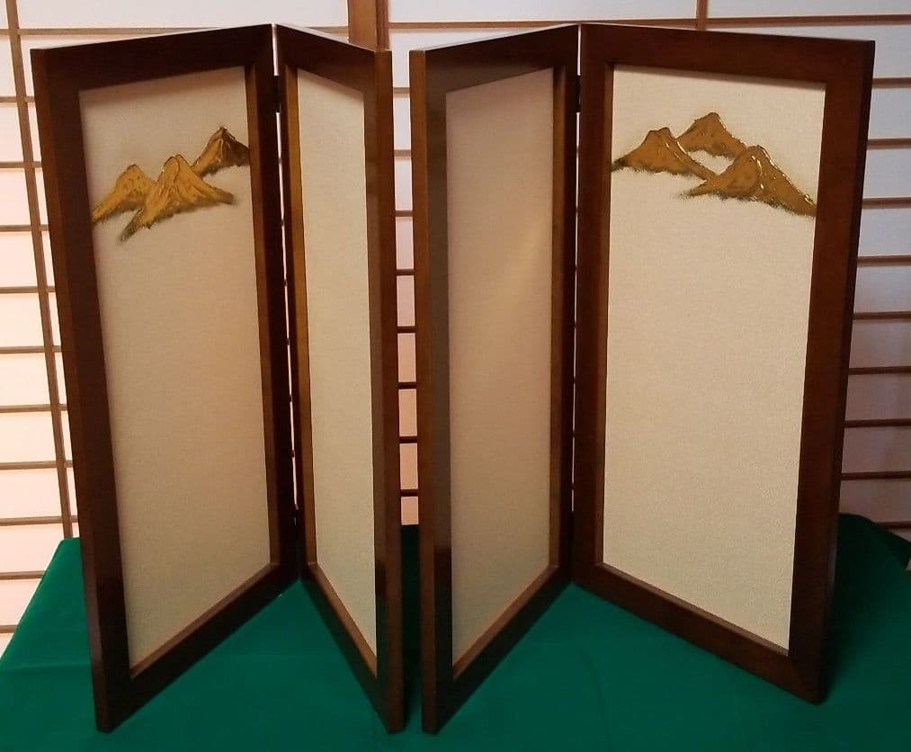 五月人形　屏風　25号4曲