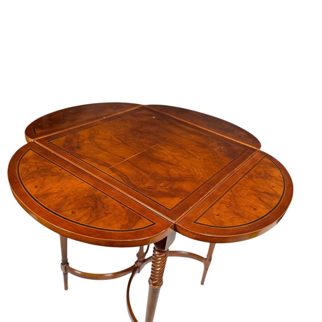 HR615 【希少デザイン】英国アンティーク　オケージョナルテーブル