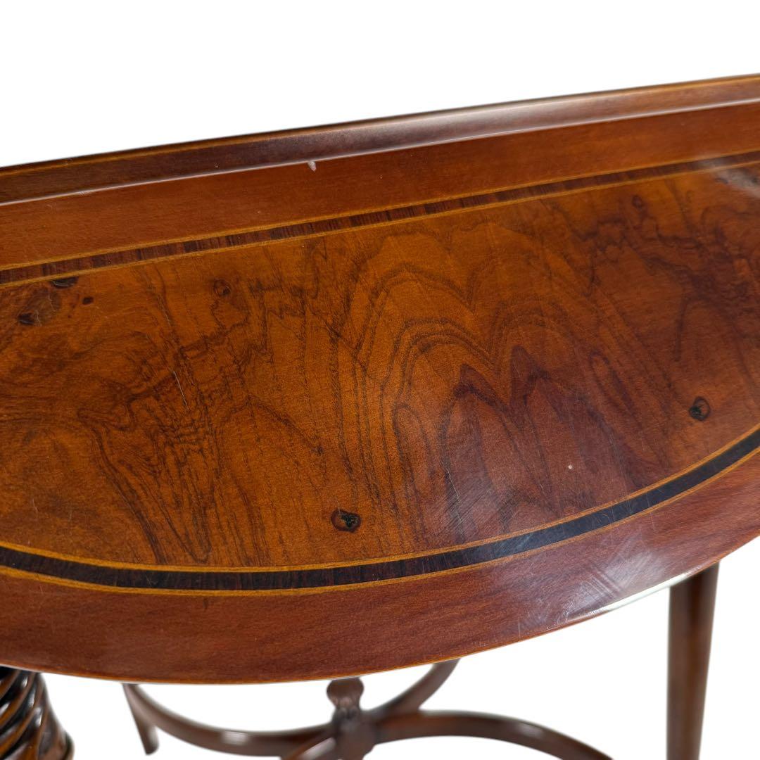 HR615 【希少デザイン】英国アンティーク　オケージョナルテーブル